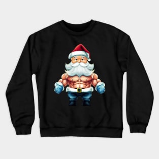 Fitness Santa Christmas Crewneck Sweatshirt